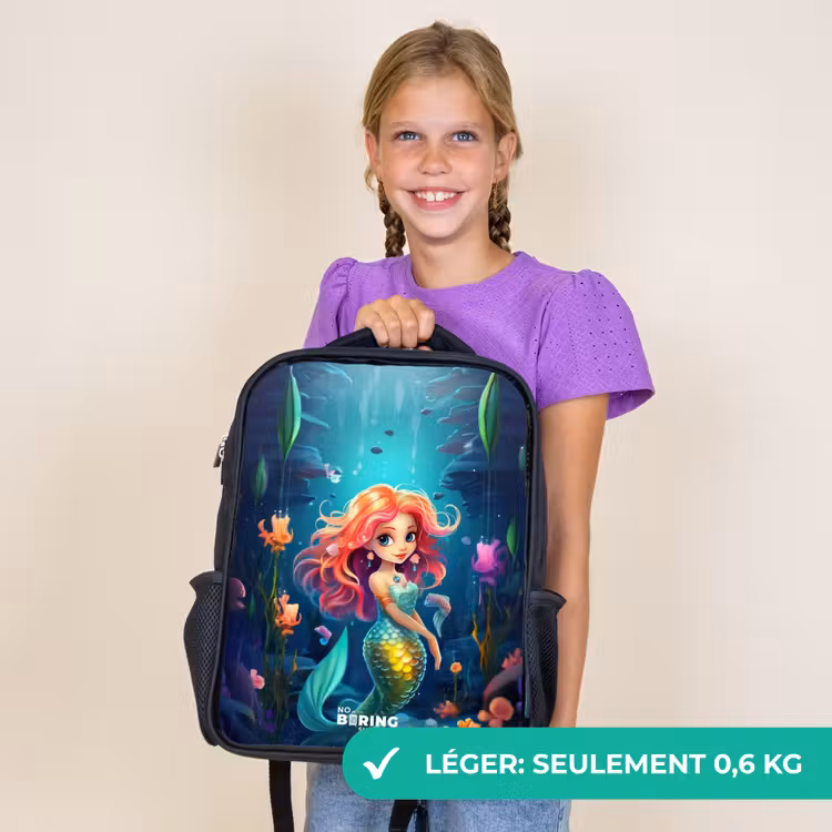 Sac à dos enfant - Noir - Reine de corail — 9