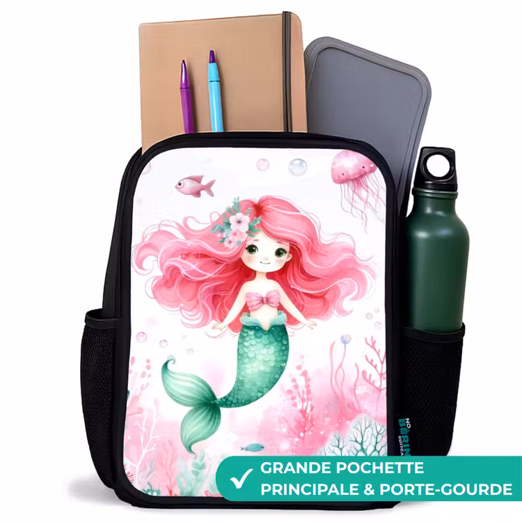 Sac à dos enfant - Noir - Serena enfant coquille — 10