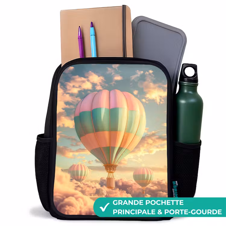 Sac à dos enfant - Noir - Skyliner pastel — 10