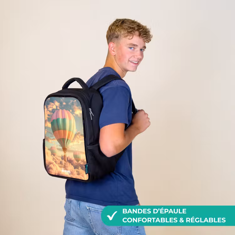 Sac à dos enfant - Noir - Skyliner pastel — 11