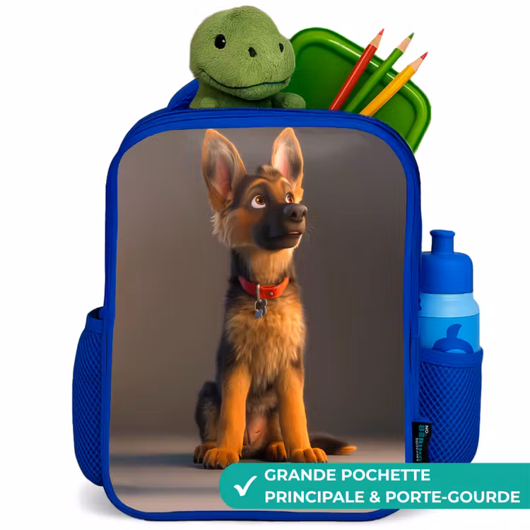 Sac à dos enfant - Bleu - Berger caché — 5