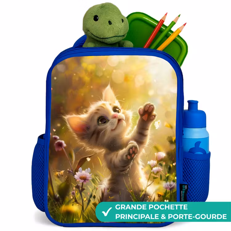 Sac à dos enfant - Bleu - Chaton Koosje — 5