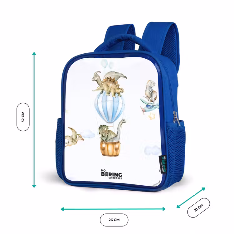 Sac à dos enfant - Bleu - Dinosaures errants — 6