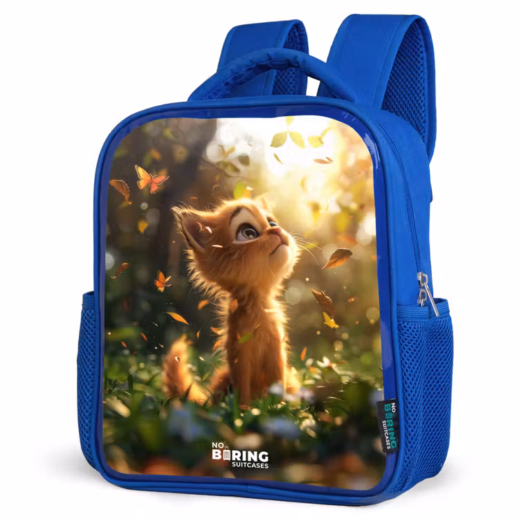Sac à dos enfant - Bleu - Henry chaton d'automne — 7