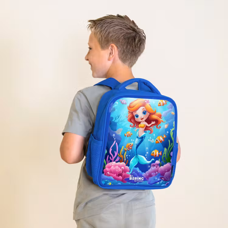 Sac à dos enfant - Bleu - Olivia sous l'eau — 2