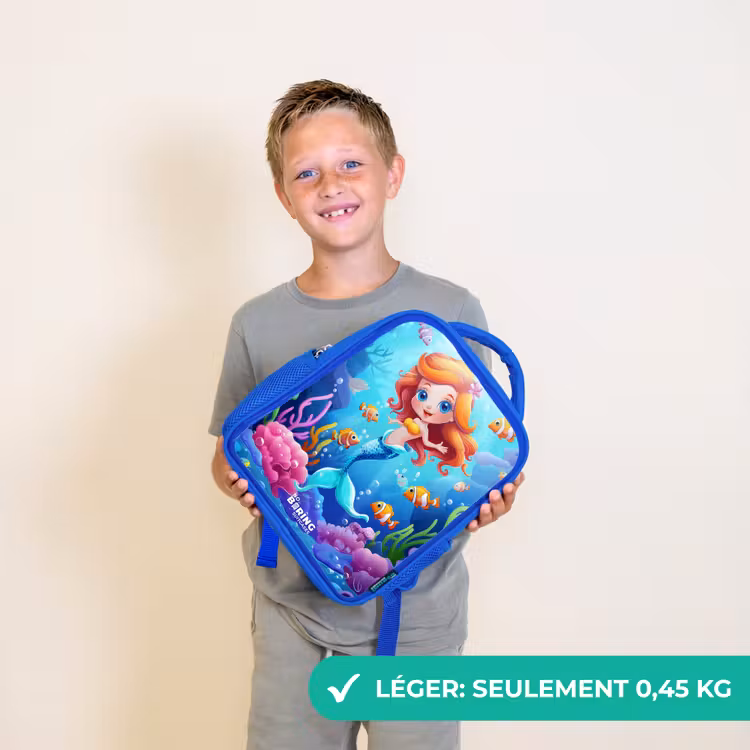 Sac à dos enfant - Bleu - Olivia sous l'eau — 3