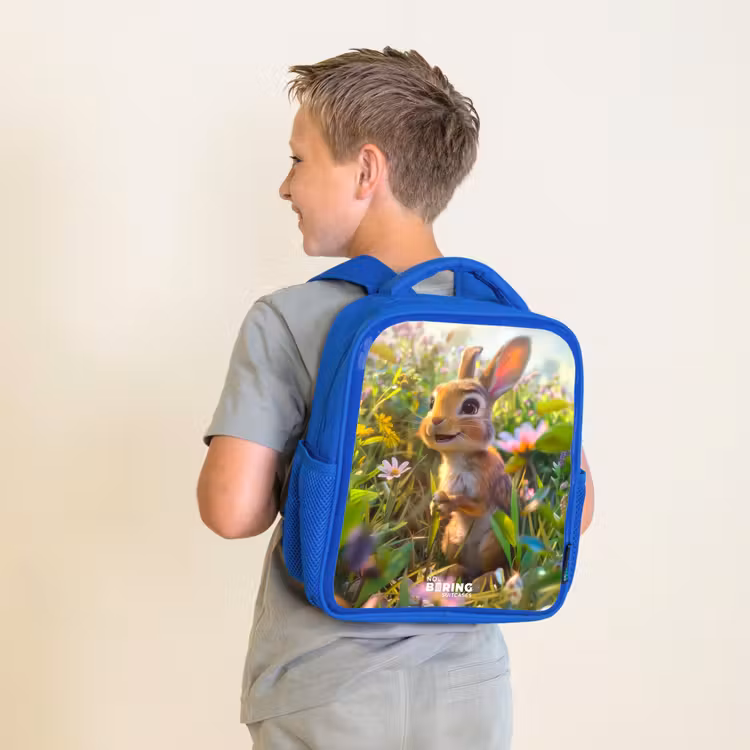 Sac à dos enfant - Bleu - Petit lapin — 2