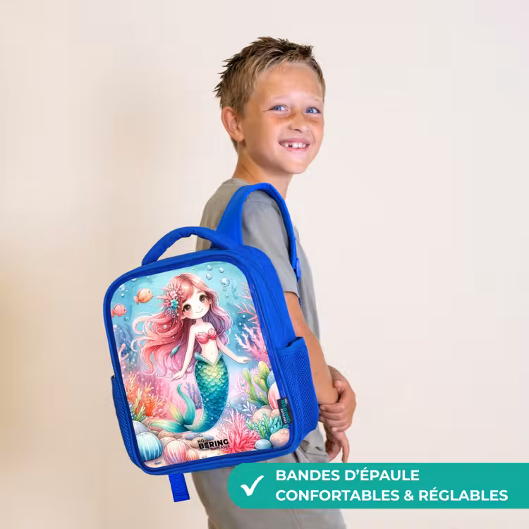 Sac à dos enfant - Bleu - Queue de cristal de Kira — 4