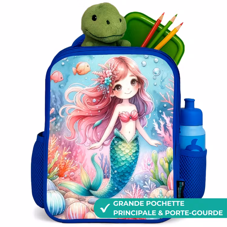 Sac à dos enfant - Bleu - Queue de cristal de Kira — 5