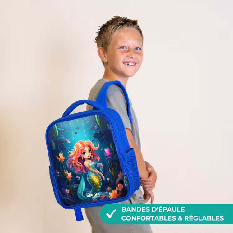 Sac à dos enfant - Bleu - Reine de corail — 4