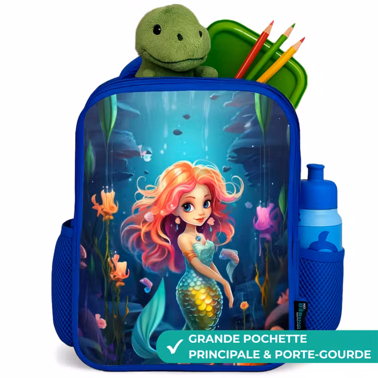 Sac à dos enfant - Bleu - Reine de corail — 5