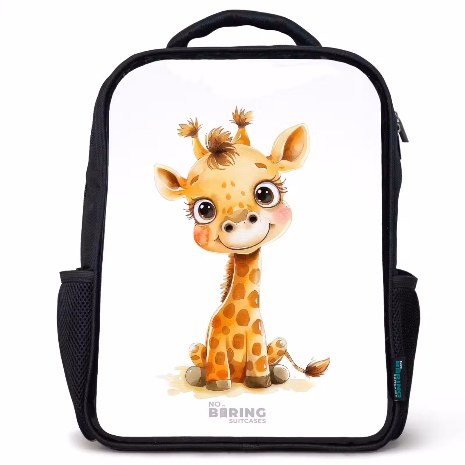 Sac à dos enfant - Noir - Bébé girafe — 1