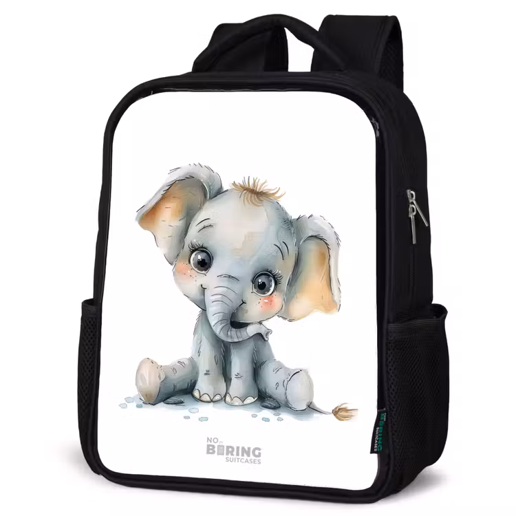 Sac à dos enfant - Noir - Bébé éléphant — 6