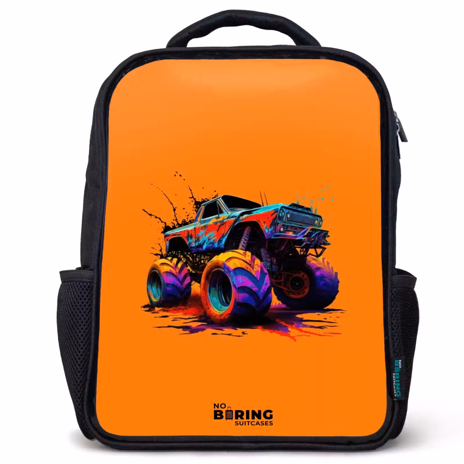 Sac à dos enfant - Noir - Roues arc-en-ciel — 1