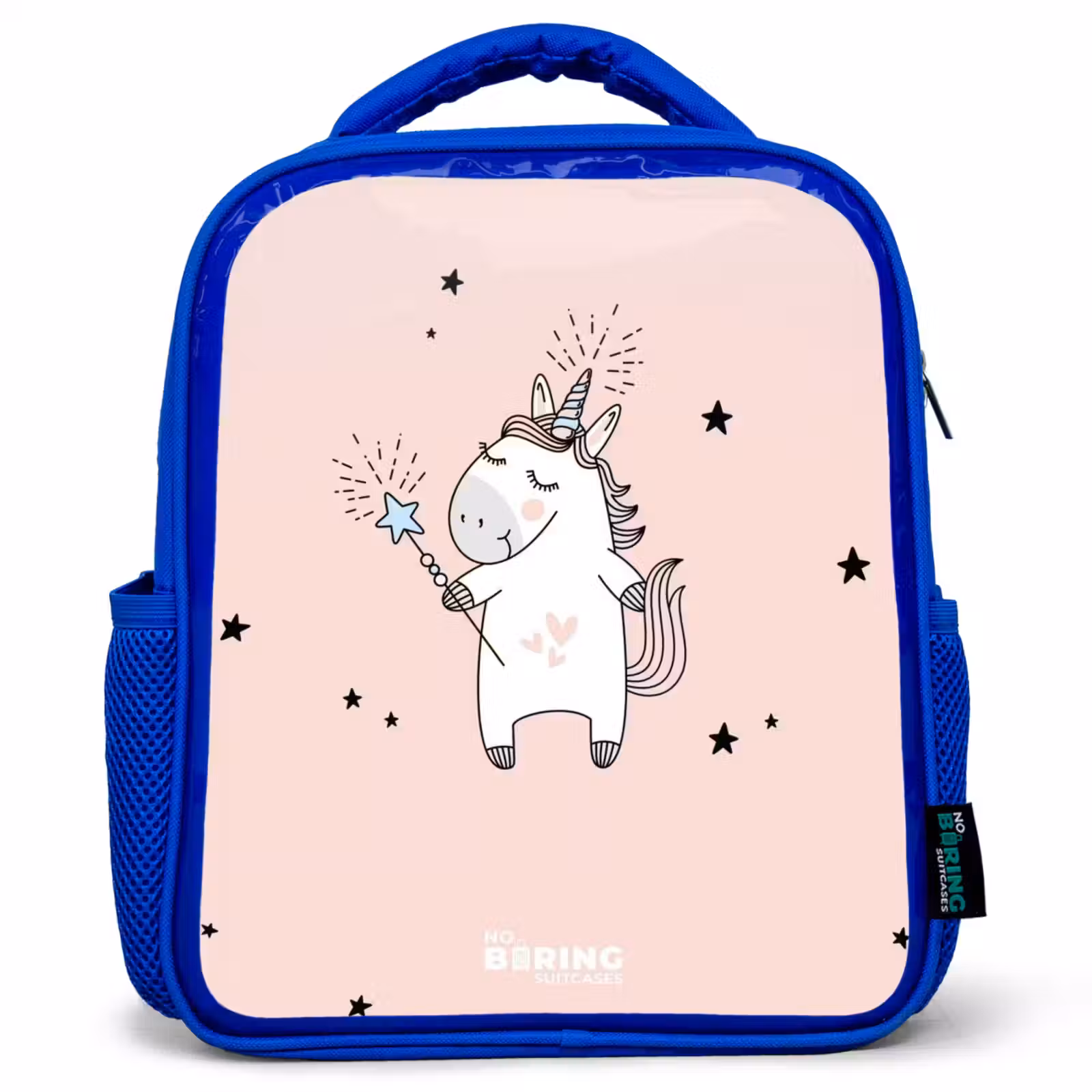 Sac à dos enfant - Bleu - Licorne signée avec baguette magique — 1