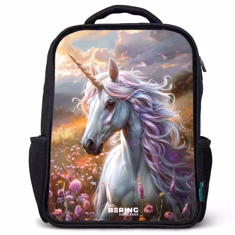 Sac à dos enfant - Noir - Corne perlée pastel — 1