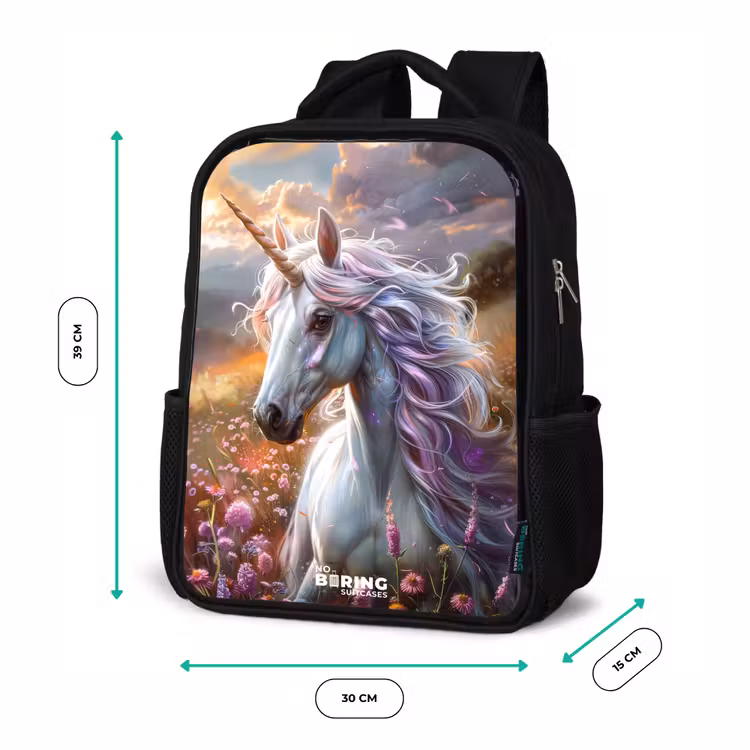 Sac à dos enfant - Noir - Corne perlée pastel — 8