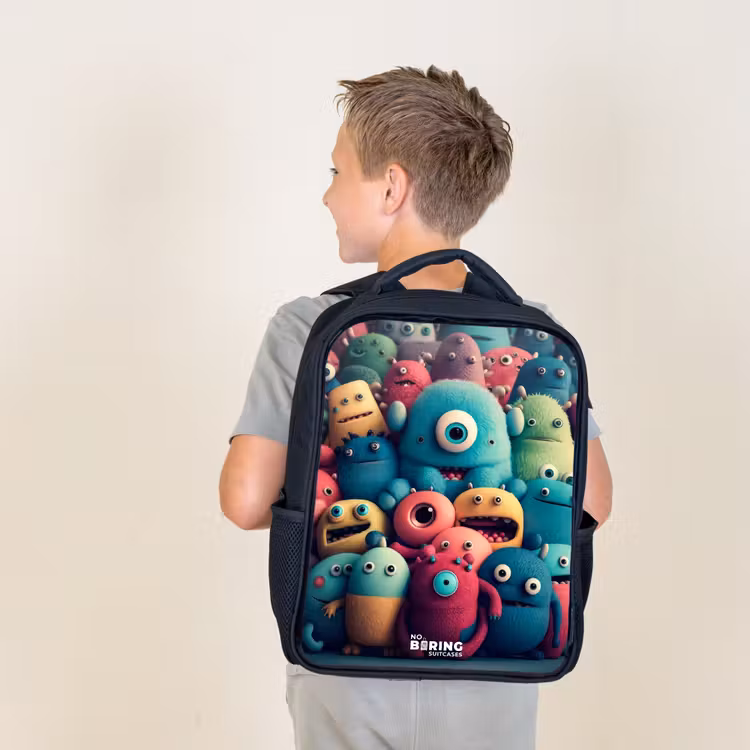 Sac à dos enfant - Noir - Échantillons souples et convexes — 2