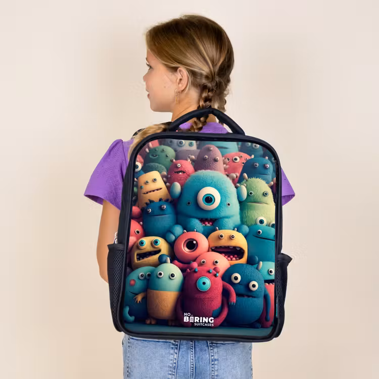 Sac à dos enfant - Noir - Échantillons souples et convexes — 4