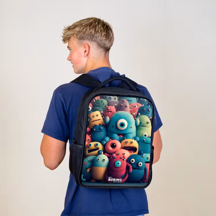 Sac à dos enfant - Noir - Échantillons souples et convexes — 5
