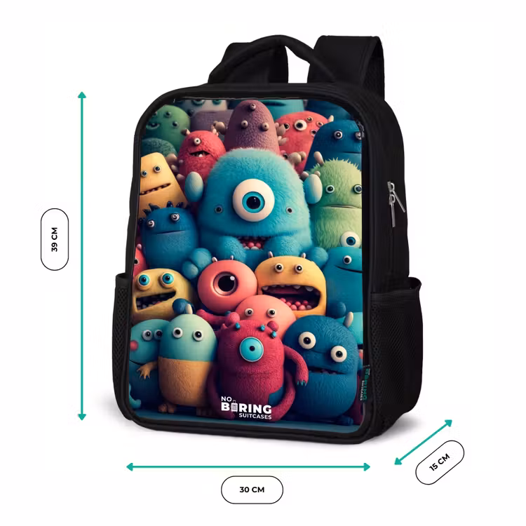 Sac à dos enfant - Noir - Échantillons souples et convexes — 8