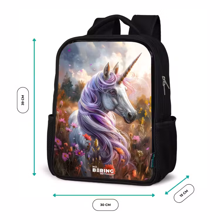 Sac à dos enfant - Noir - Lavande corne de printemps — 8