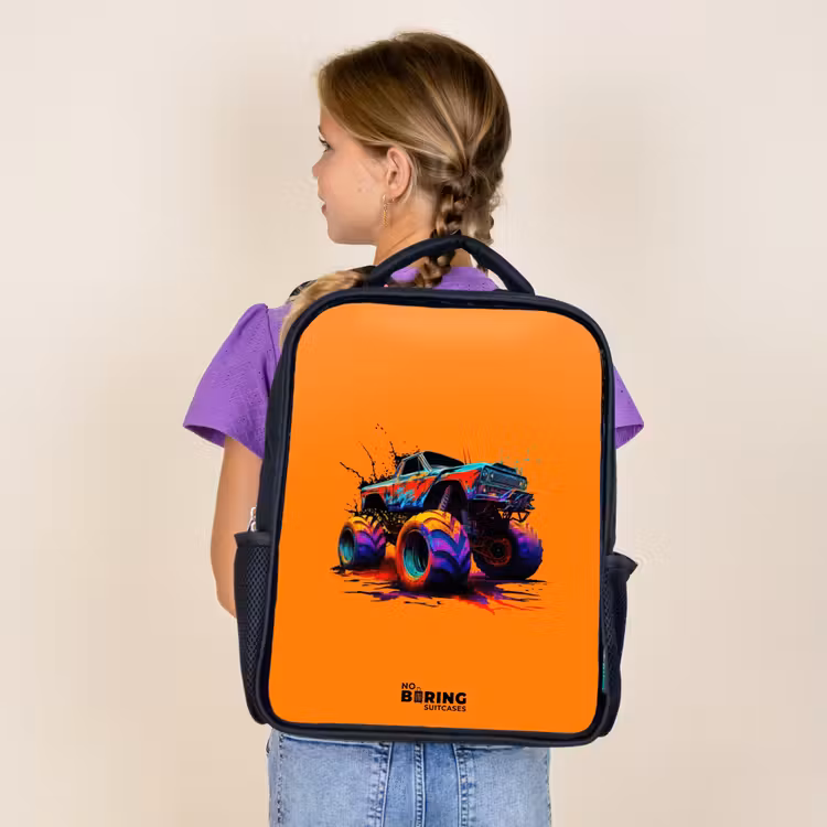 Sac à dos enfant - Noir - Roues arc-en-ciel — 4