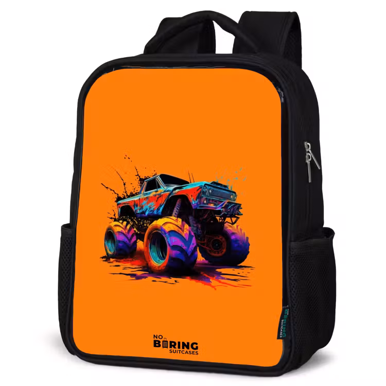 Sac à dos enfant - Noir - Roues arc-en-ciel — 6
