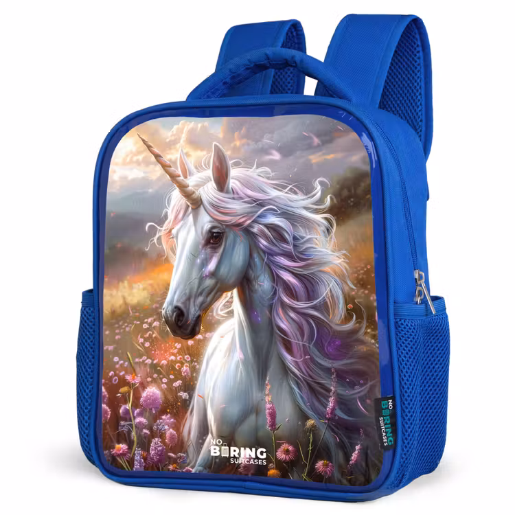 Sac à dos enfant - Bleu - Corne perlée pastel — 7
