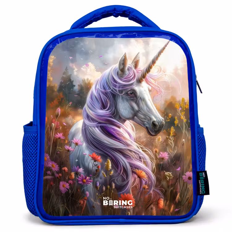 Sac à dos enfant - Bleu - Lavande corne de printemps — 1