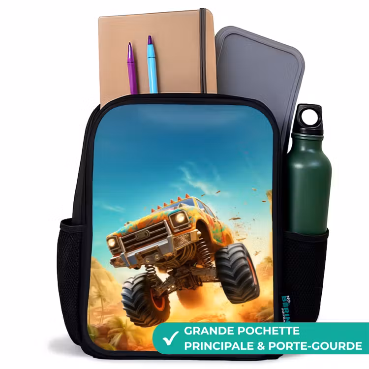 Sac à dos enfant - Noir - Coureur de sable — 10