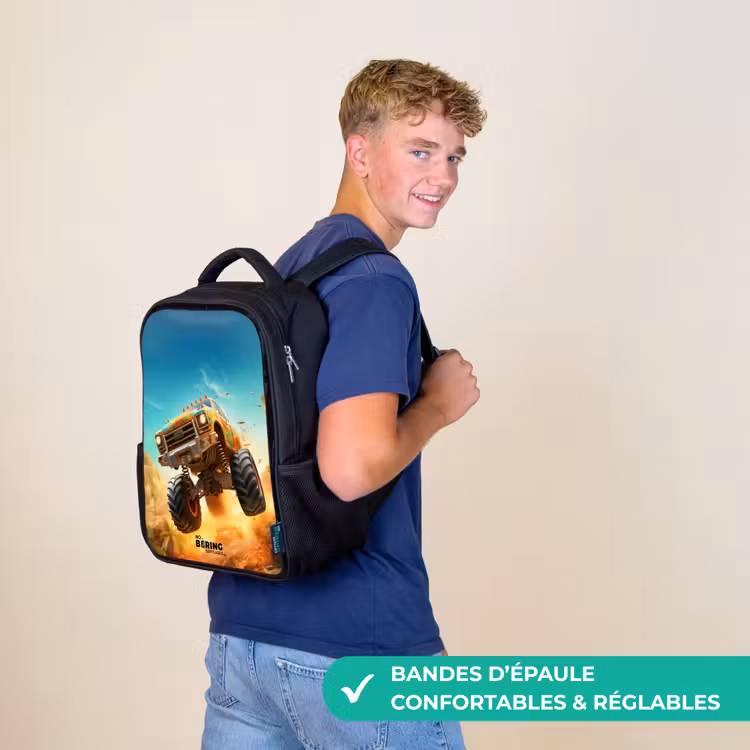 Sac à dos enfant - Noir - Coureur de sable — 11