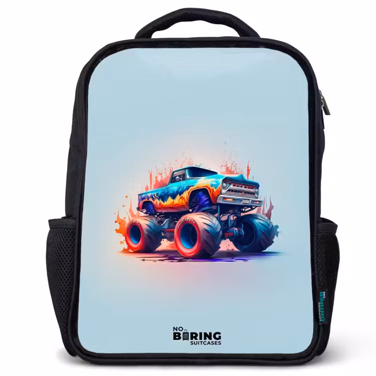 Sac à dos enfant - Noir - Roues féroces — 1