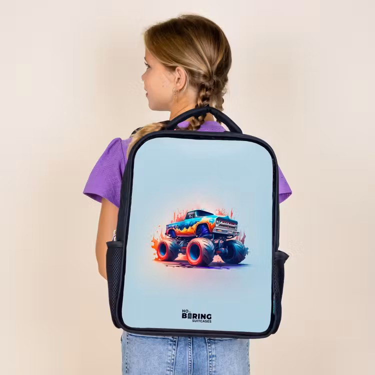 Sac à dos enfant - Noir - Roues féroces — 4
