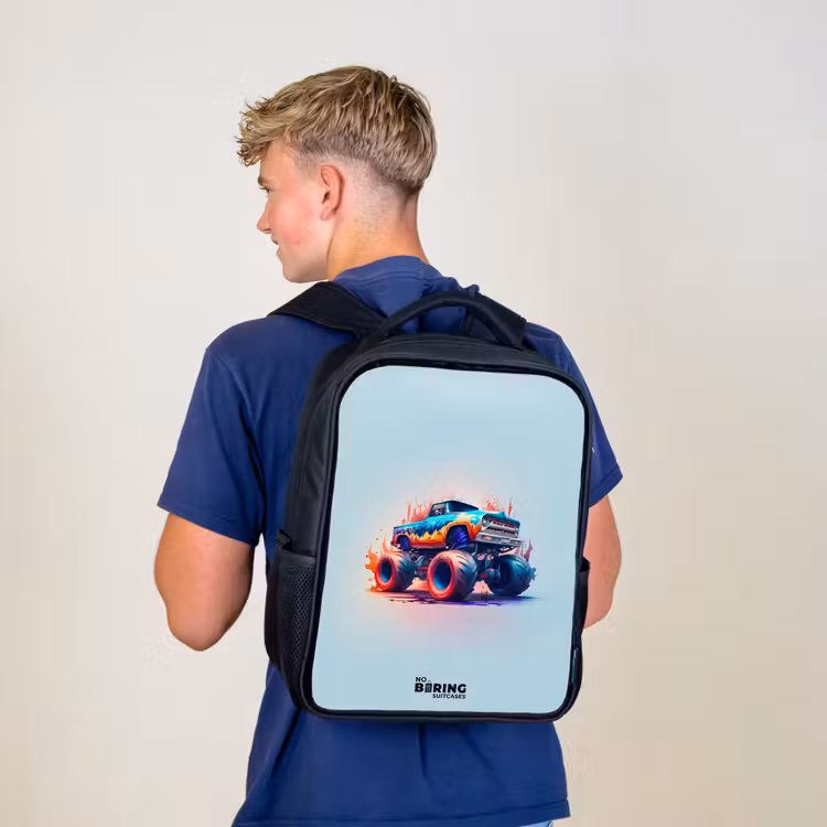 Sac à dos enfant - Noir - Roues féroces — 5