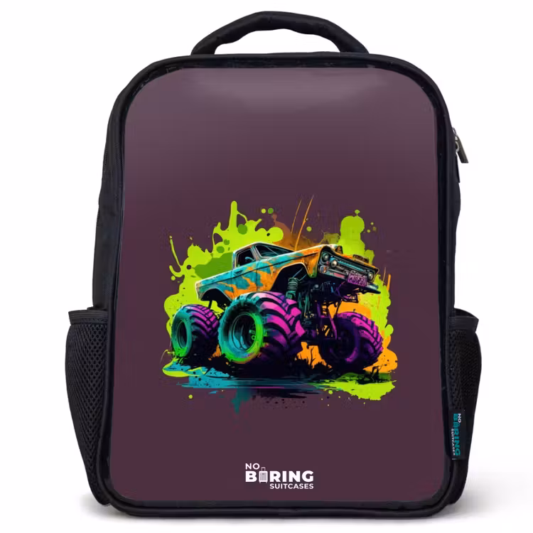 Sac à dos enfant - Noir - Roues néon — 1