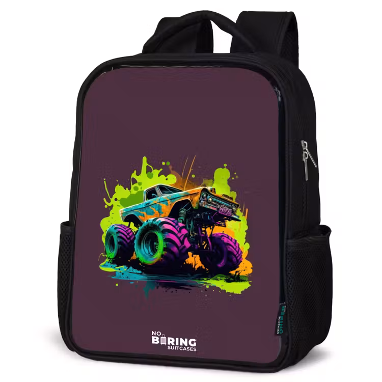 Sac à dos enfant - Noir - Roues néon — 6