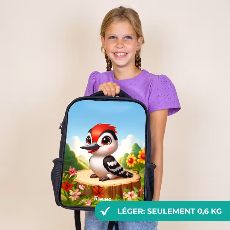 Sac à dos enfant - Noir - Pic sur une souche — 9