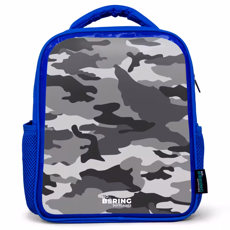 Sac à dos enfant - Bleu - Camo gris — 1