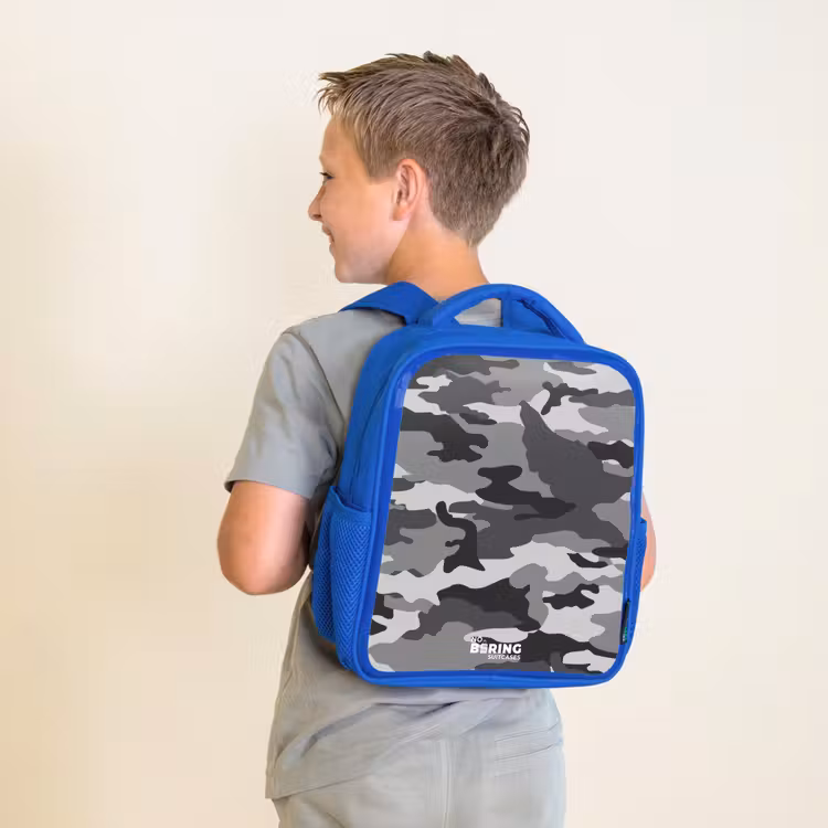 Sac à dos enfant - Bleu - Camo gris — 2