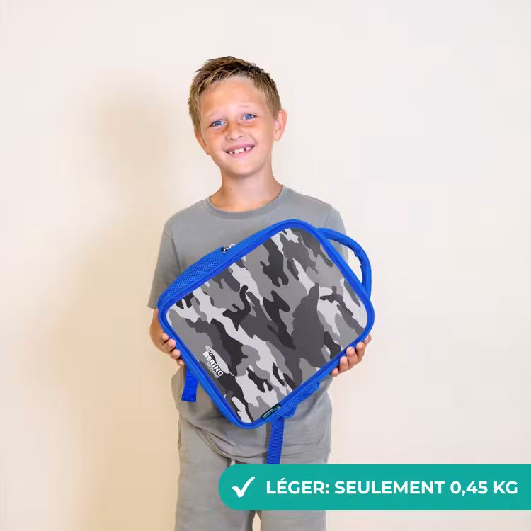 Sac à dos enfant - Bleu - Camo gris — 3