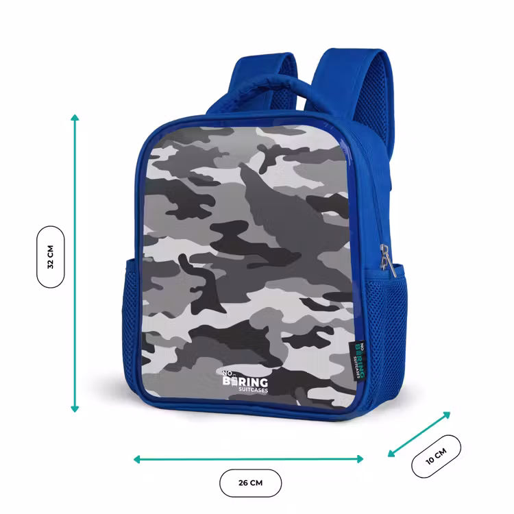 Sac à dos enfant - Bleu - Camo gris — 6