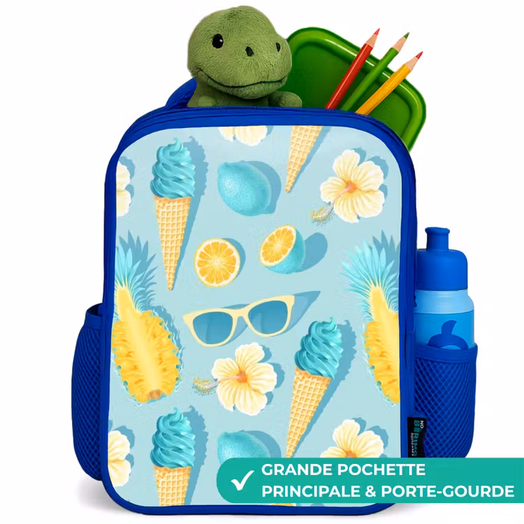 Sac à dos enfant - Bleu - Glaces d'Ibiza — 5