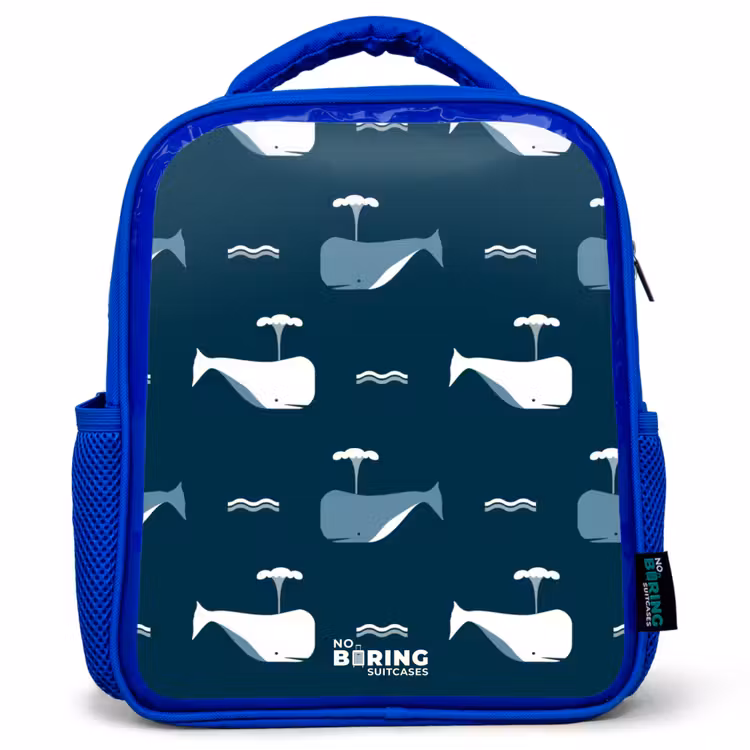 Sac à dos enfant - Bleu - Le monde des baleines — 1