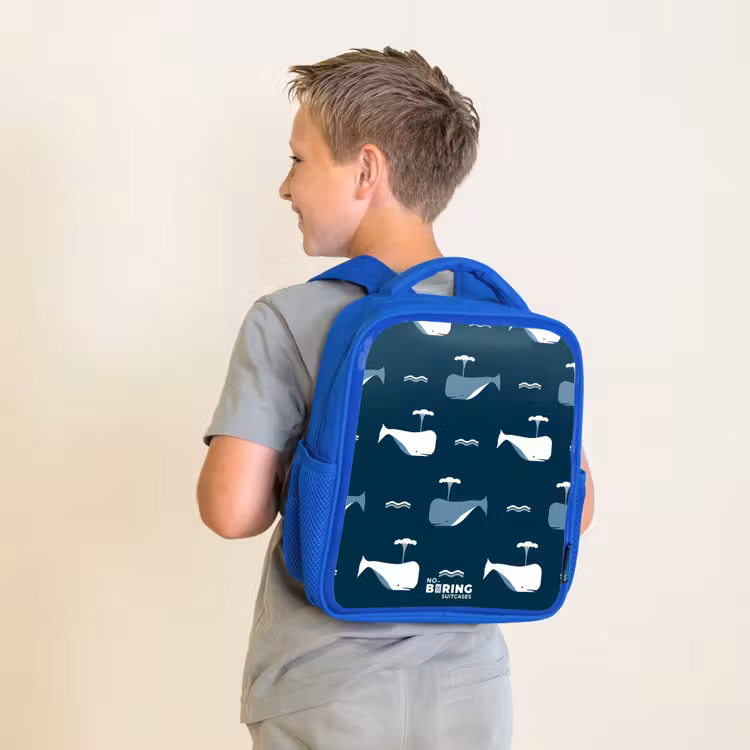 Sac à dos enfant - Bleu - Le monde des baleines — 2