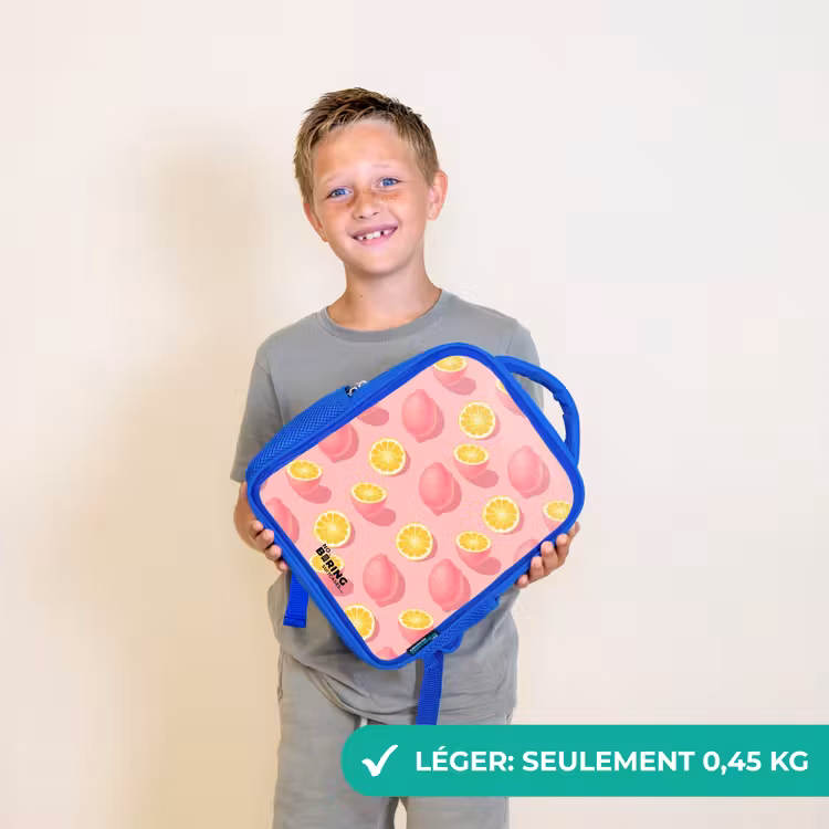 Sac à dos enfant - Bleu - Limoncello rose — 3