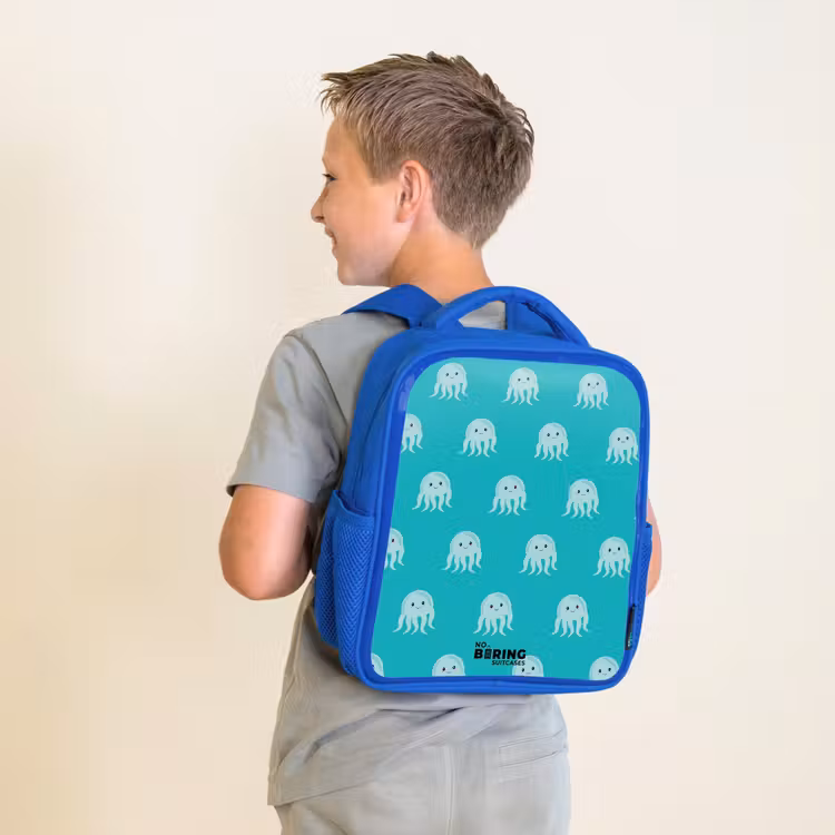 Sac à dos enfant - Bleu - Mignonne méduse — 2