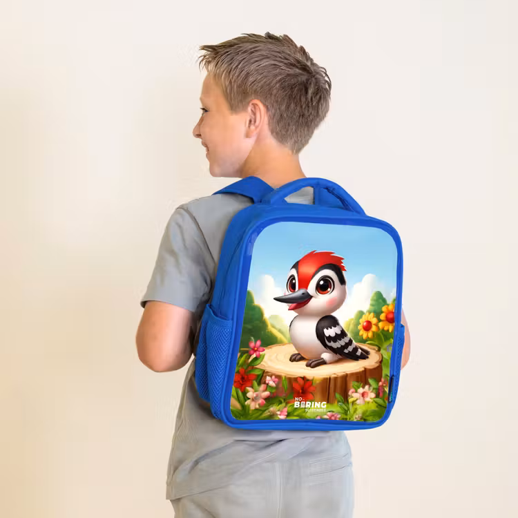 Sac à dos enfant - Bleu - Pic sur une souche — 2
