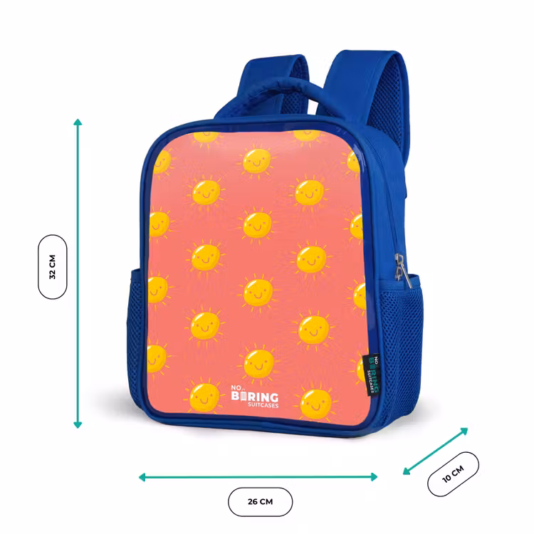 Sac à dos enfant - Bleu - Situation ensoleillée corail — 6