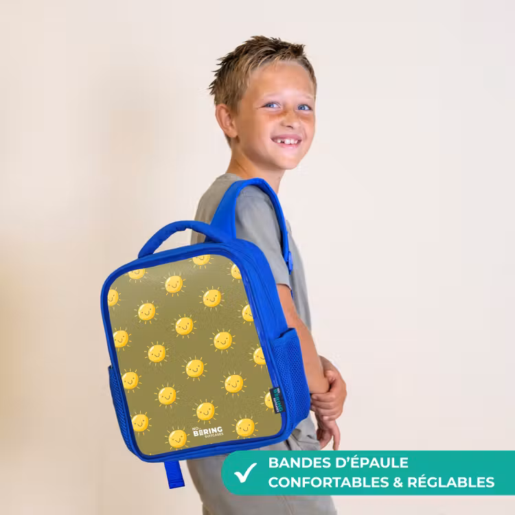 Sac à dos enfant - Bleu - Situation ensoleillée olive — 4